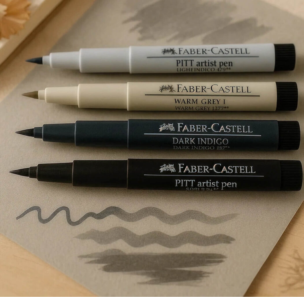 štetcový popisovač Faber-Castell