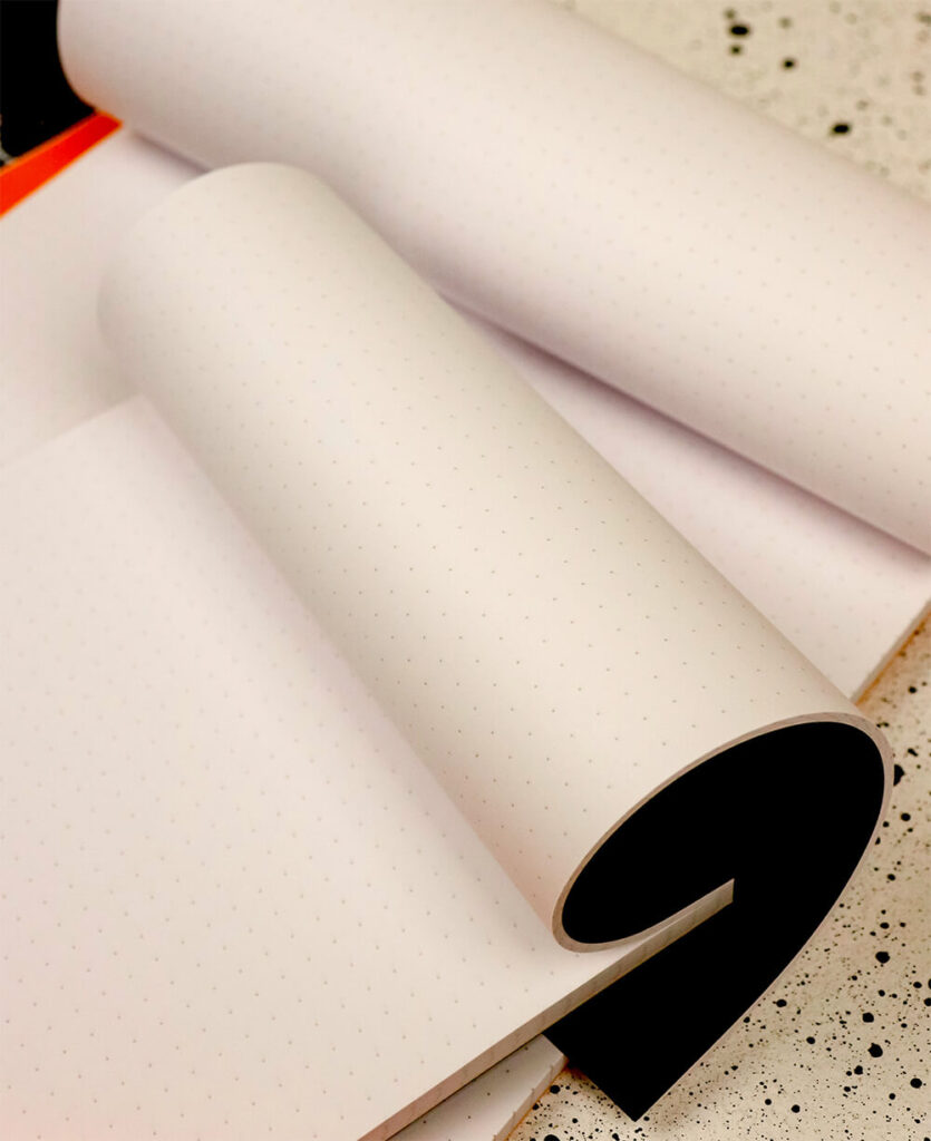 bodkovaný zápisník Rhodia Pad A4