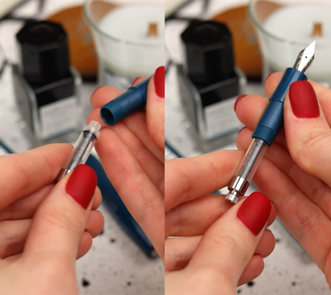 Ako naplniť plniace pero s konvertorom?