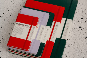 porovnanie veľkostí zápisníkov Leuchtturm1917 A6 B6 A5 B5 A4