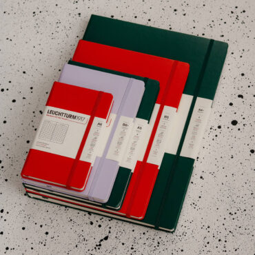 porovnanie veľkostí zápisníkov Leuchtturm1917 A6 B6 A5 B5 A4