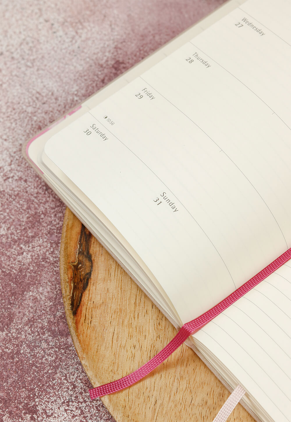 datovaný týždenný rozvrh